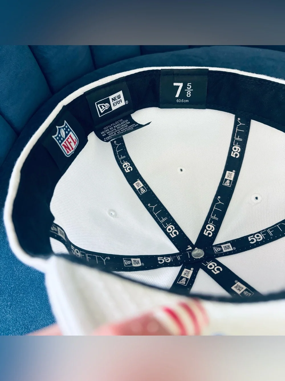 New Era Seattle Seahawks NFL White Hat Cap Size: 7 5/8